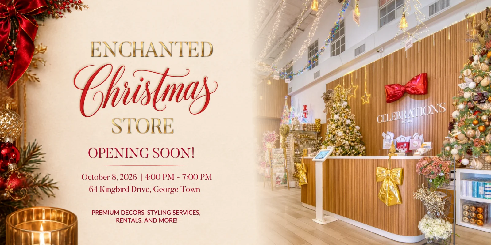 Enchanted Christmas Store Grand Opening