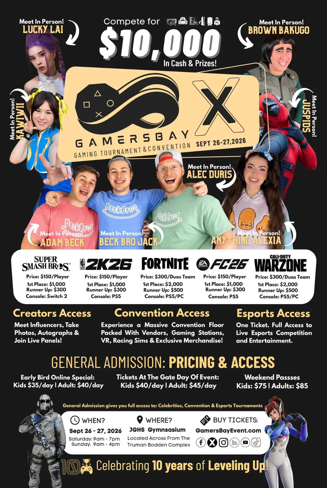 Gamers Bay X Gaming Tournament & Convention