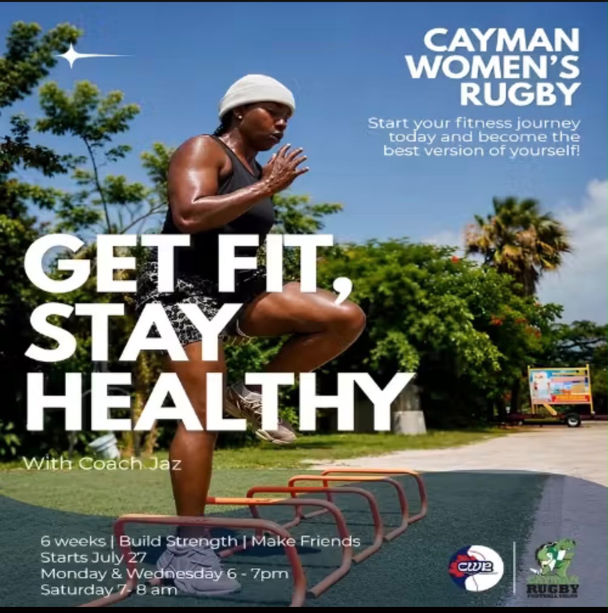 Cayman Women's Rugby - Get Fit, Stay Healthy