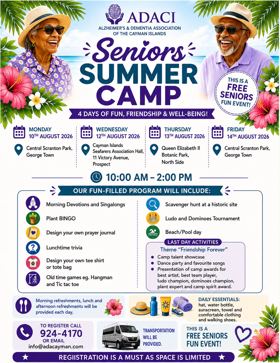 Seniors Summer Camp